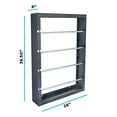 thumbnail image 5 of AdirPro Support de Bobine de Fil - Distributeur de Fil/câble de Résistance Supérieure - Présentoir de Conduit et Rangement pour Usage Électrique Industriel et de Détail (4 Tiges, Gris), 5 of 5