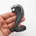 thumbnail image 3 of 3d Metal Shelby Logo Car Emblem Snake Badge Side Fender Sticker Calcomanía para Mustang Gt500 Afortunado Sencillez, 3 of 5