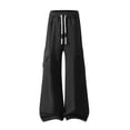 thumbnail image 4 of Cmtiyu Cargo Pants for Men, Baggy High Waist Drawstring Wide Leg Work Pants with Multi Pockets, Casual Outdoor Hiking Pants, M-3XL, 4 of 8
