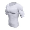 thumbnail image 3 of Camiseta de músculos falsos para hombre, disfraz moldeador de pecho para cosplay, para interiores y exteriores. M, 3 of 9