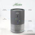 thumbnail image 2 of Hunter HHE150 Aspire 4.8L Evaporative Humidifier with PermaWick Filter, Graphite, 2 of 8