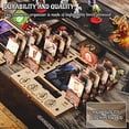 thumbnail image 4 of Tablero de personajes del jugador JOTL con rastreadores de dial HP y XP Juego de 2 Organizadores de héroes de madera contrachapada de abedul que ahorran espacio en su mesa Ideal para Gloomhaven Fauces, 4 of 5