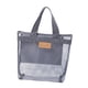 thumbnail image 5 of Bolso de la bolsa de asas de la playa de con el bolso cosmético portátil del viaje de la manija para las comidas campestres Gris, 5 of 8