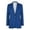 Blue%GC100, variant on Suit Jacket for Men Casual Mens Blazer Solid Color One Button Elegant Slim Fit Dress Jacket for Performance,Prom,Wedding