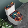 thumbnail image 3 of HELLHERO Toilet Seat Covers Easy Care for Gift Stretchy Fabric Toilet Lid Cover, 3 of 8