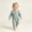 Green, variant on Ynynloco Infant Boys Girls Clothes 100%Cotton Newborn Baby Romper Ribbed Knit Long Sleeve Button Solid Bodysuit Jumpsuit
