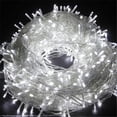 thumbnail image 3 of Guirnalda de luces LED de 10 m, 30 m, 50 m, 100 m, para decoración de árbol de Navidad, bodas, luces de hadas impermeables para interior y exterior, lámpara de 220 V de la UE, 3 of 5