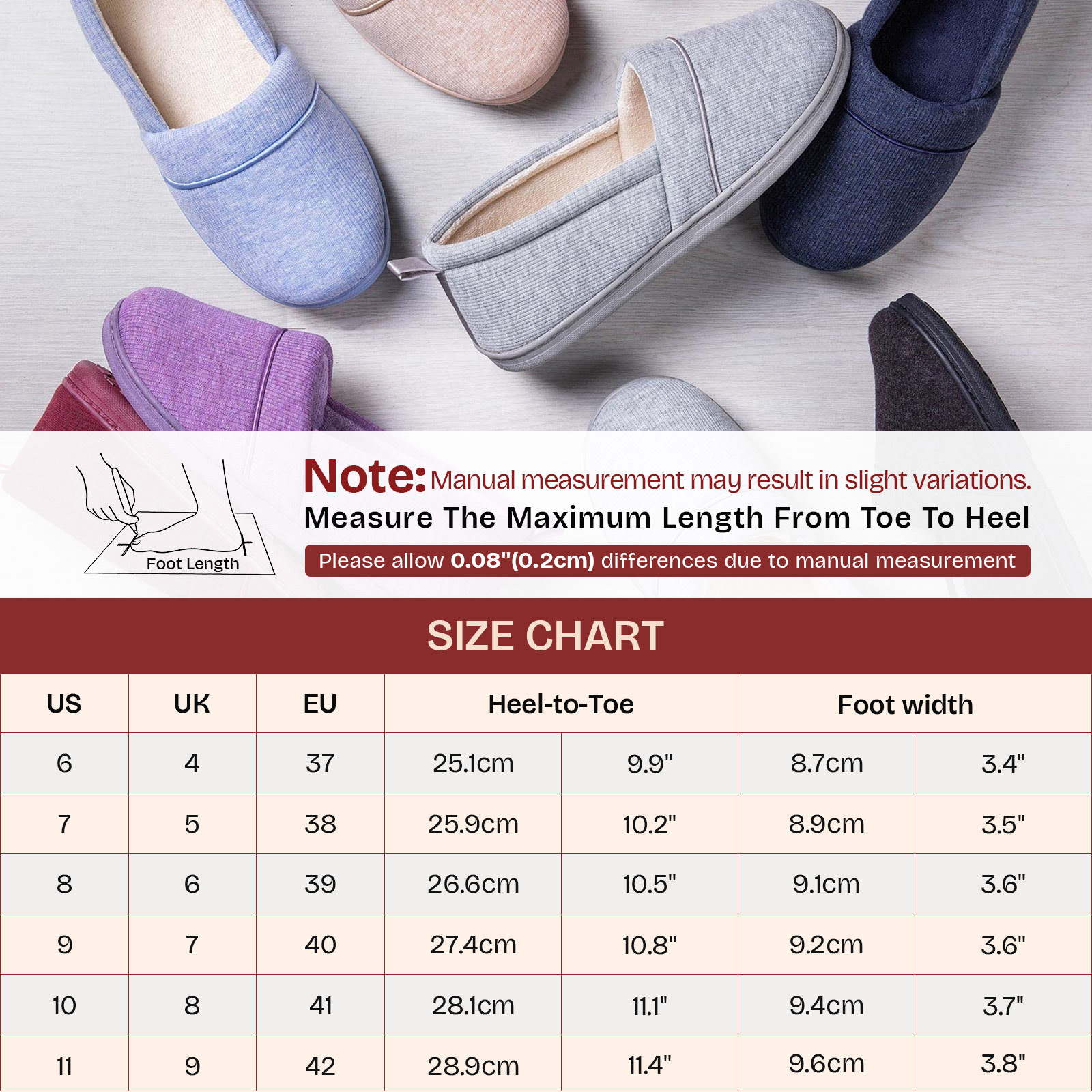 EverFoams Women's Memory Foam Loafer Slippers photo 6