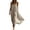 Beige#04, variant on Women's V Neck Cotton Dresses Tummy Hiding Casual Loose Summer Maxi Dress Spaghetti Strap Vacation Travel Sundress Blue,XXXL