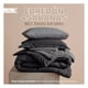 thumbnail image 2 of Set Edredón Individual + Funda De Almohada + Sábanas 5 Pzas Real Textil Nego - Gris, 2 of 8