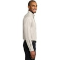 thumbnail image 2 of Port Authority ®  Tall Long Sleeve Easy Care Shirt.  Tls608 4Xlt Light Stone/ Classic Navy, 2 of 4