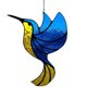 thumbnail image 1 of Colibr铆 Colgante Acr铆lico Colgante Colibr铆 Ventana Adorno Colgante Colibr铆 Sun Catcher Para El Hogar Manchado Jard铆n P谩jaro Decoraci贸n Colgante,Azul, 1 of 7