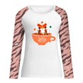 thumbnail image 4 of Blusa de manga larga con estampado de cuello redondo para mujer Pompotops gfhjh17098, 4 of 4