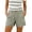 Light Green, variant on UDAUDU Womens Linen Shorts High Waist Casual Summer Shorts Button Down Straight Leg Bermuda Beach Shorts with Pockets Blue 2XL