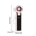 thumbnail image 3 of JZCHUNTOY Handheld Fan, 1 Piece Mini USB Rechargeable Electric Fan, 3 Speed Adjustable Compact Lightweight Cooling Device, Portable Pocket Size Personal Fan for Home Office Travel Outdoor Commute, 3 of 9