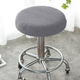 thumbnail image 2 of Chair Slipcover Elastic Stretchable Polyester Round Washable Stool Cushion For Home, 2 of 5