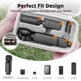 thumbnail image 2 of Funda BRDRC ZH23231 compatible con DJI Osmo Pocket 3 Creator Combo rigida con correa y mosqueton, 2 of 5