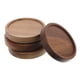 thumbnail image 3 of ColoMX Tapas de madera para tarros de almacenamiento (4 unidades): tapa de madera de acacia para contenedores. Reemplazo de tapas herméticas para tarros de vidrio., 3 of 8