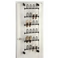 thumbnail image 1 of Overdoor 12 Pair Shoe Rack Silver-Black, 1 of 1