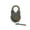 Gray Solid Round 2" x 4" x 2", variant on DecMode 2" Gray Brass Lock And Key