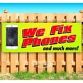 thumbnail image 1 of We Fix Phone And More! 13 oz Vinyl Banner With Metal Grommets, 1 of 4