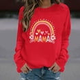 thumbnail image 1 of Jacenvly Hauts pour Femmes Liquidation Hauts Imprimés à la Mode Décontractés Manches Longues Sweat à Capuche Manches Régulières Hauts pour Femmes en Liquidation, 1 of 5