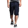 thumbnail image 5 of G-Style USA Men's Rip-stop Belted Cargo Shorts 9AP30 - Solid Navy - 30, 5 of 5