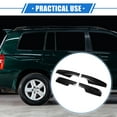 thumbnail image 2 of 4pcs Car Roof Rack Side Rails End Cover Cap Compatible for Toyota Highlander 2001-2007 Black, 2 of 6