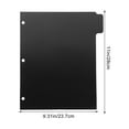 thumbnail image 2 of Topbathy 5 Sheets Binder Dividers with Punch Page Separators for Document Organization in Office and School, 2 of 7