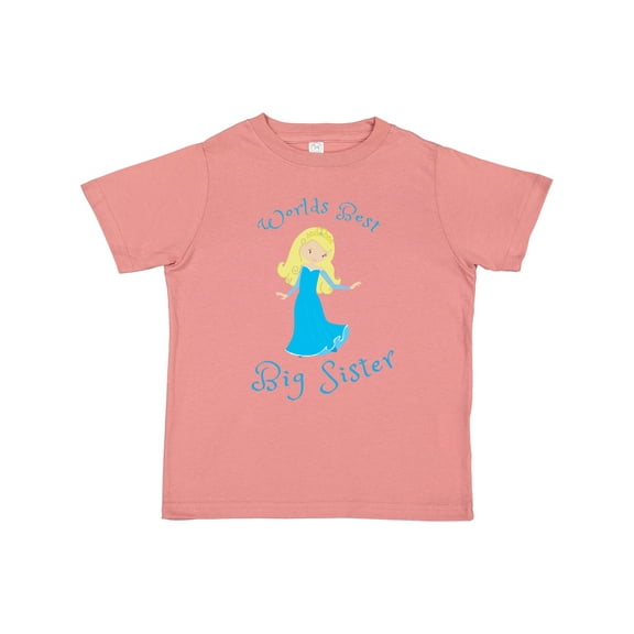 Inktastic World's Best Big Sister Girls Toddler T-Shirt