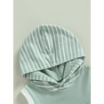 thumbnail image 5 of Coduop Baby Boys 2Pcs Outfit Set,Sleeveless Hooded Top and Shorts Summer Infant Boy Clothes Set, 5 of 9