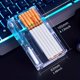 thumbnail image 2 of Transparent Automatic Cigarette Box Lighter Charging Two In One, Plastic Fine Counts Cigarette Boxes (20pcs Capacities), 2 of 5
