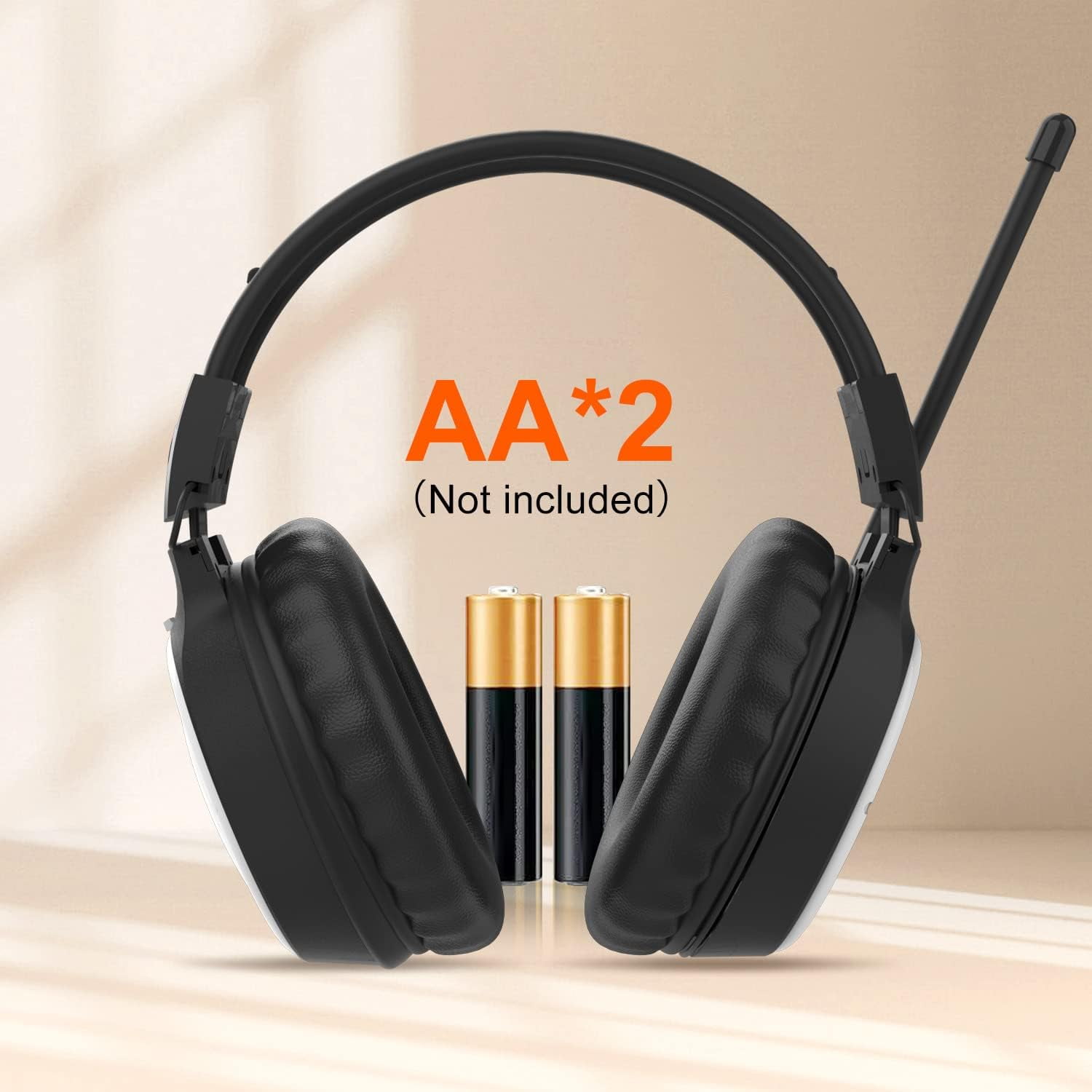 AM FM Radio Headphones, Personal Portable Radio Headset am/fm Digital with Best Reception for Jogging, Mowing, Cycling, Meeting, Powered by 2 AA Batteries (Not Included)……