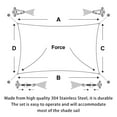 thumbnail image 4 of Kit de Fixation de Voile d'Ombrage de Jardin Quincaillerie d'Auvent Raccords Ensemble de Réparation, 4 of 9