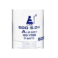 thumbnail image 2 of Graduated Cylinder, 500ml - Class A Tolerance ?2.50ml - Round Base - Blue Graduations - Borosilicate 3.3 Glass - Eisco Labs, 2 of 4