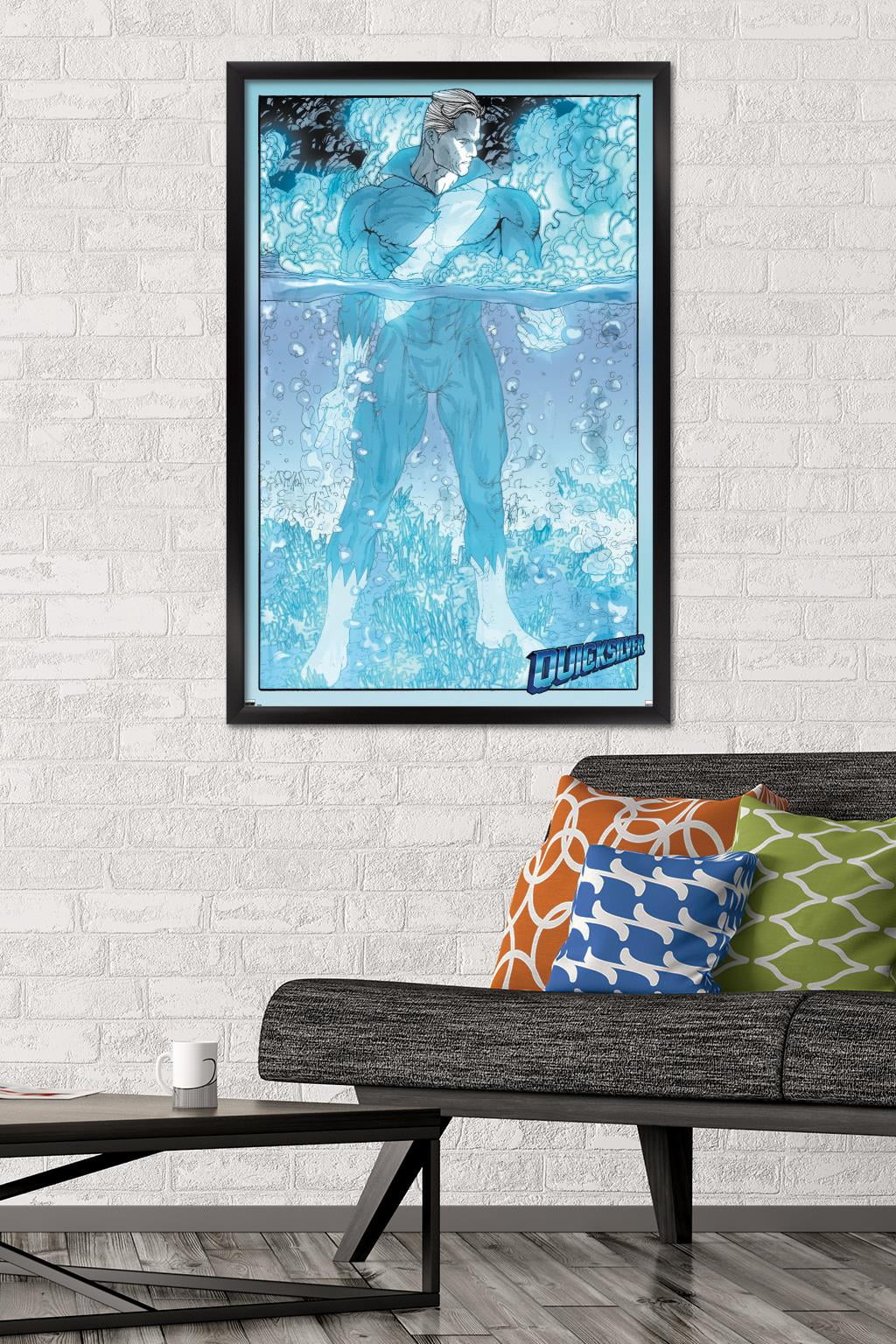 Marvel Comics - Quicksilver - Son Of M #2 Wall Poster, 22.375" x 34", Framed