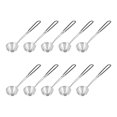 thumbnail image 2 of 10 piezas de cucharas coladoras para olla caliente, cucharas coladoras de acero inoxidable para olla caliente, cucharas desnatadoras de malla, cucharones coladores con mango, 2 of 5