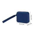 thumbnail image 2 of Silicone Zipper Pouch, Waterproof Travel Storage Bag for Earbuds Cables, Portable Small Electronics Organizer for Passport Accessories, 2 of 6