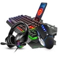 thumbnail image 2 of Teclado para juegos Manipulador de ratón para juegos Feel RGB LED Retroiluminado Teclado para juegos USB con cable para juegos PC Teclado para Juegos de teclado y mouse para computadora Numero 5, 2 of 6