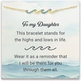 thumbnail image 2 of 1 Gold Set With Blue Diamond Ladies Family Simple BraceletThe Best Gift for A Loved One, 2 of 9