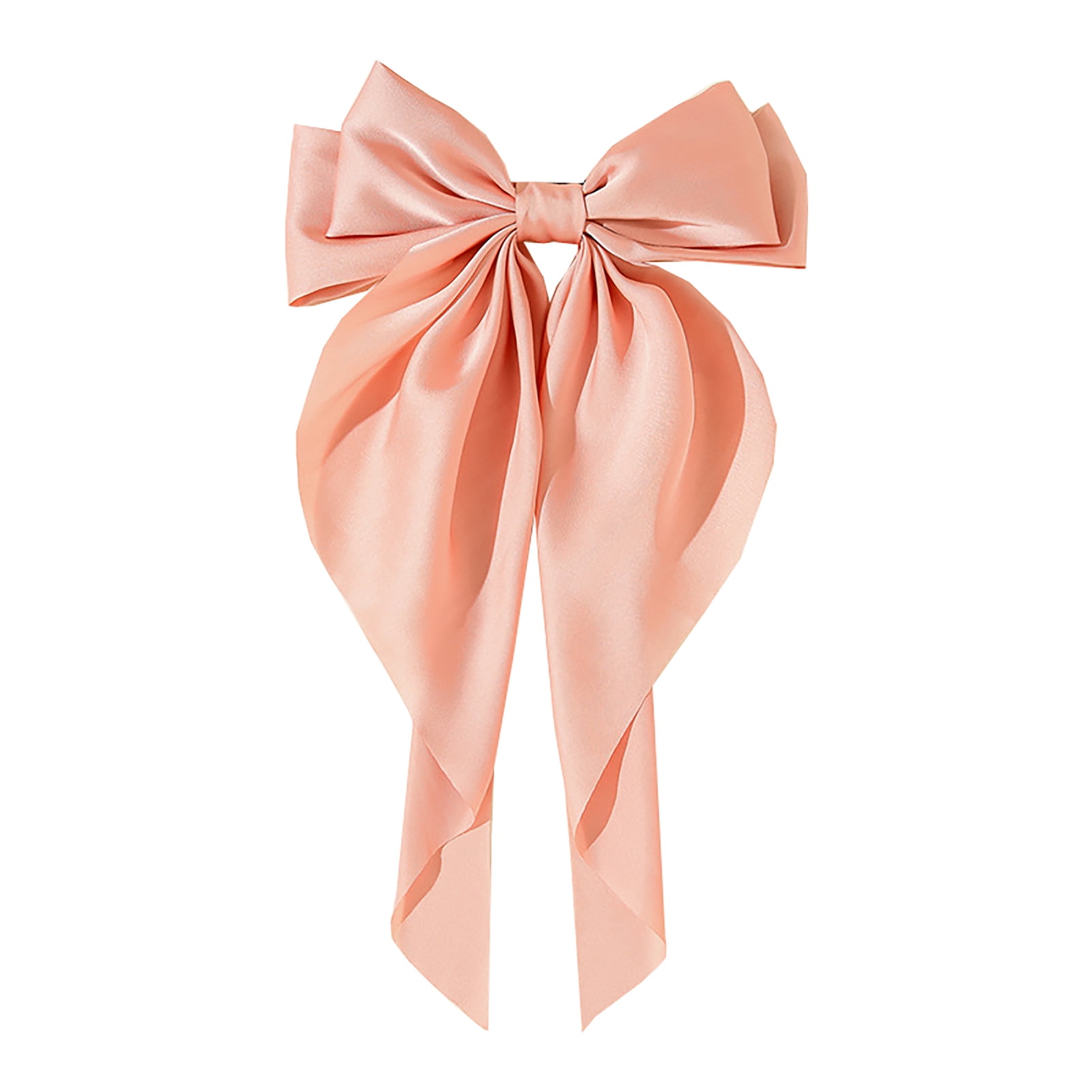 SPRING PARK Hair Barrette Satin Solid Barrette Large Big  display picture 1