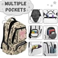 thumbnail image 6 of Yspwyqan Big Kids Backpack, Duck Camo Bow Backpack for School Kids 17", Large Capacity Multi-Pocket Bookbag, Adjustable Straps Travel Daypack for Girls Ages 8-15, 6 of 7