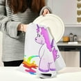 thumbnail image 3 of Bizarre Unicorn Pissing Rainbow Dish Towels Set of 6, Funny Washable Tea Towels Dishcloths Lint-Free 18x28 Inch Fast Drying for Kitchen Restaurant Bar Clean, 3 of 7