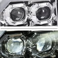 thumbnail image 2 of PIT66 LED Tube Projector Headlights Fit For 07-13 GMC Sierra 1500 2500HD 3500HD Headlamp Chrome, 2 of 9
