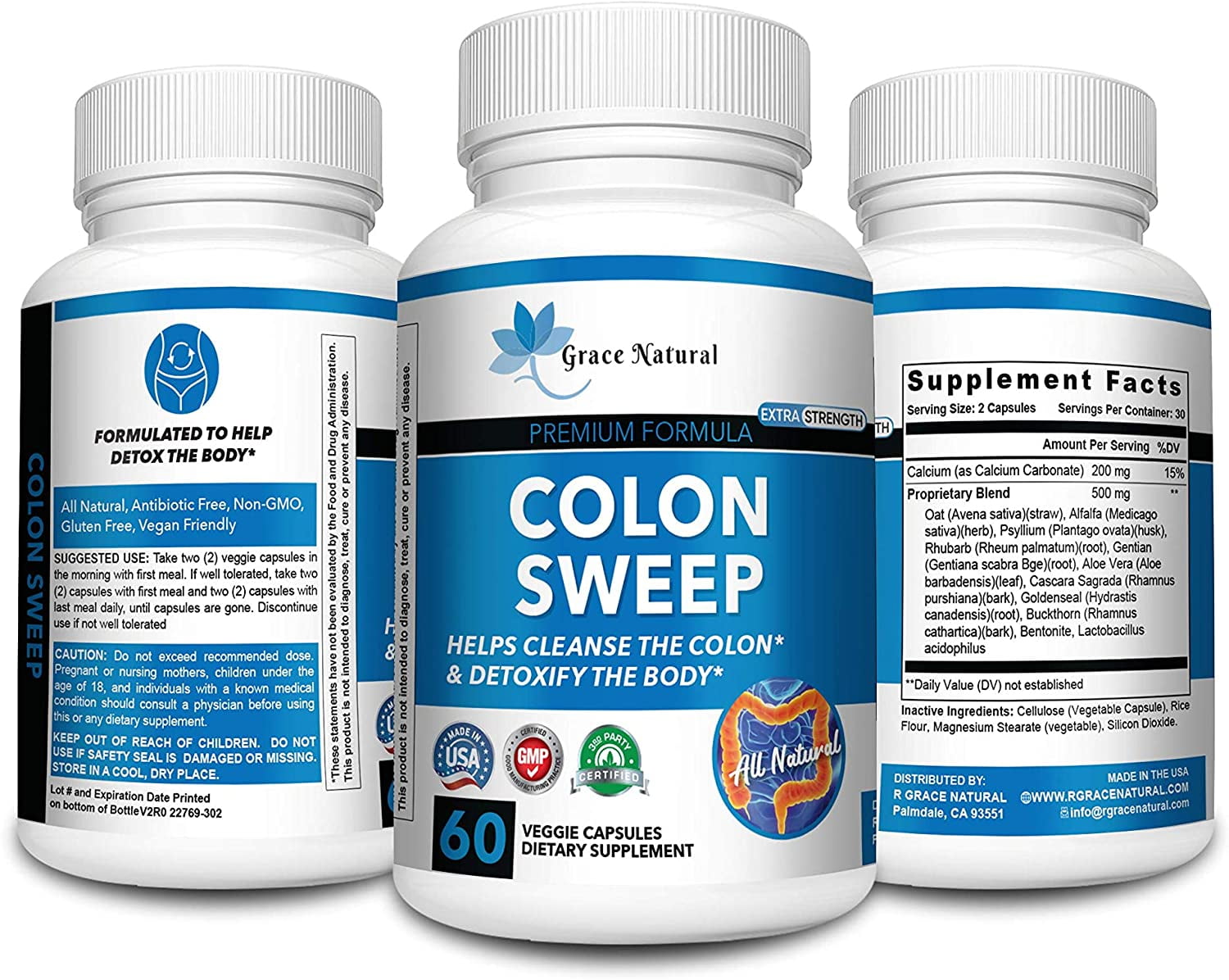 Colon Cleanse, 30 capsule (Detoxifiere) - firmebune.ro