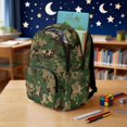 thumbnail image 4 of Xixirimido Army Green Camo Print Kids School Bag 17" Backpack for Boys & Girls Lightweight Large Capacity Bookbag for Elementary Middle High School Students, 4 of 8