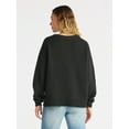 thumbnail image 3 of Time and Tru Women's and Women’s Plus Textured Stitch Sweater, Midweight, Sizes XS-4X, 3 of 5