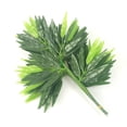 thumbnail image 4 of Juego de 10 hojas de bambú artificiales de aspecto realista, plantas verdes de simulación de plástico refrescante para decoración del hogar., 4 of 7