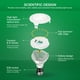 thumbnail image 2 of Bombilla LED para cultivo SANSI espectro completo 10W (paquete de 4), 2 of 6