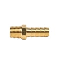 thumbnail image 5 of Paquete de 2 adaptadores de montaje de manguera de latón de 3/8" de púa x tubo macho NPT de 1/4", 5 of 5